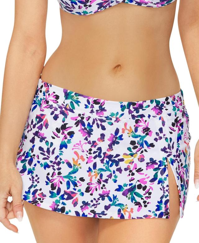 Island Escape Womens Lux Floral-Print Swim Skirt, Created for Macys Product Image