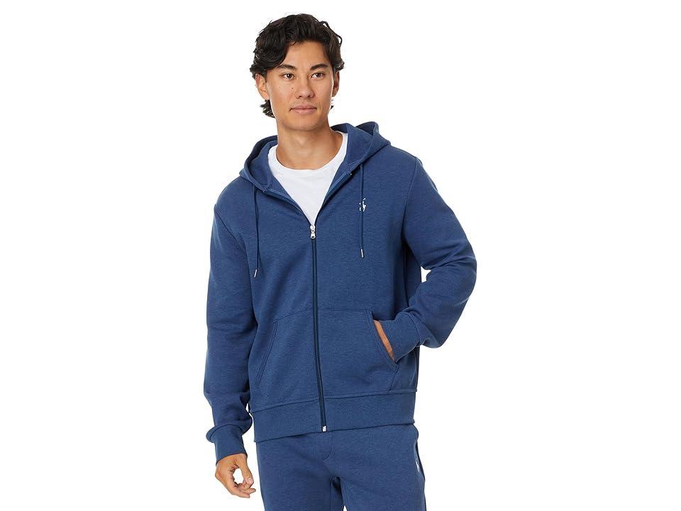 Mens Double-Knit Cotton-Blend Full-Zip Hoodie Product Image