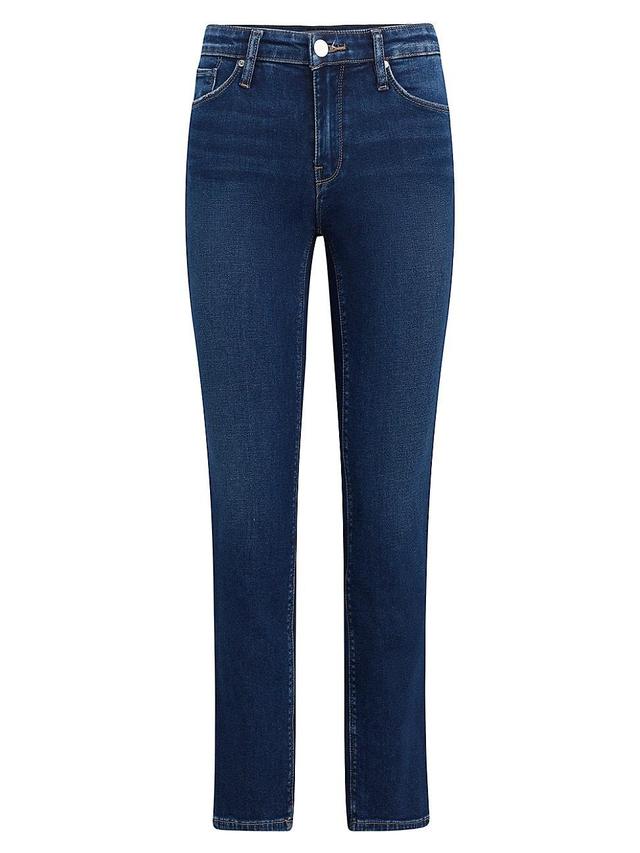 Womens Nico Mid-Rise Straight-Leg Jeans Product Image