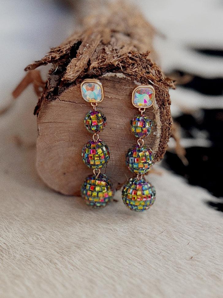 Disco Ball Earrings Product Image