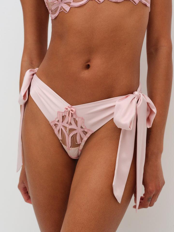 Hallie Thong Panty — Pink Product Image