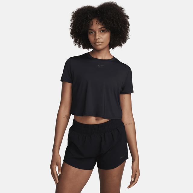 Womens Nike One Dri-FIT Crop Short Sleeve Top Product Image