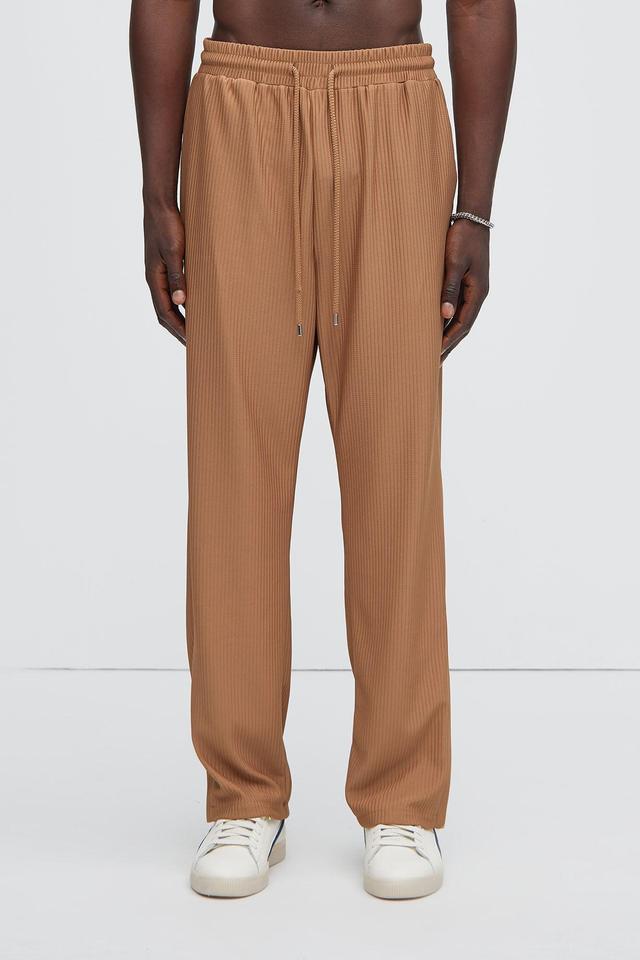 Archway Pleated Pants - Brown Product Image