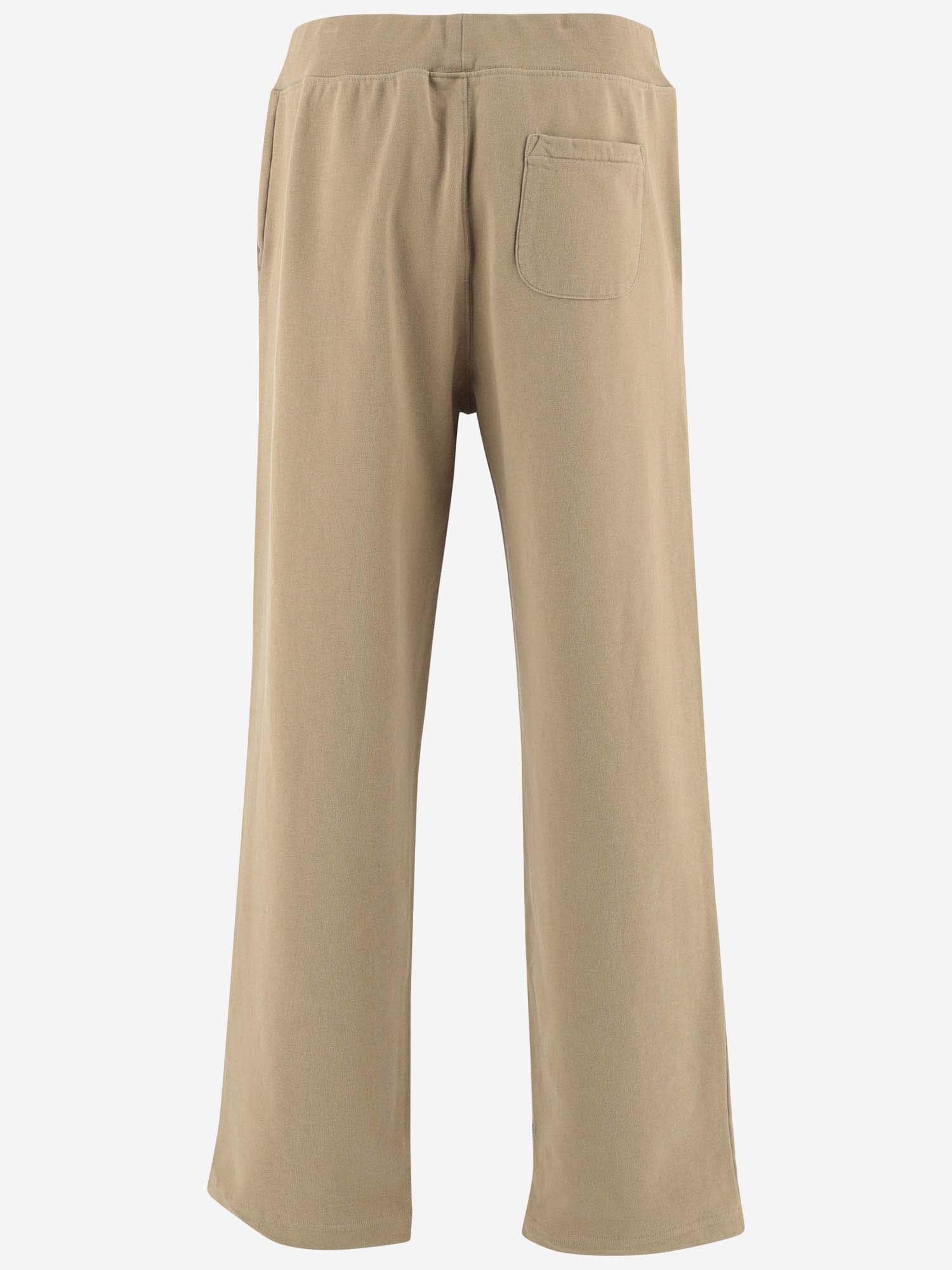 POLO RALPH LAUREN Cotton Logo Pants In Beige Product Image