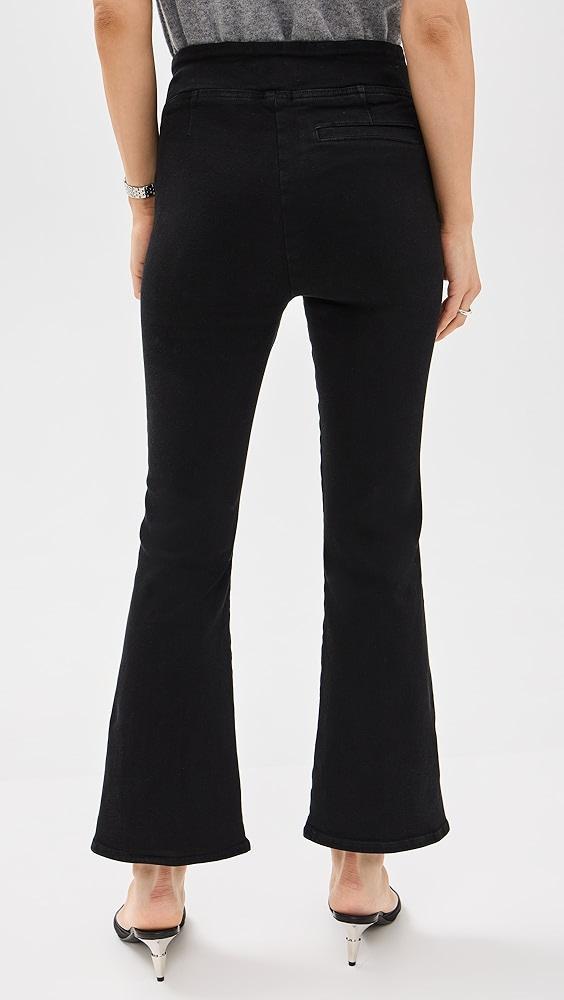 FRAME Jetset Crop Mini Boot Pintuck Jeans | Shopbop Product Image