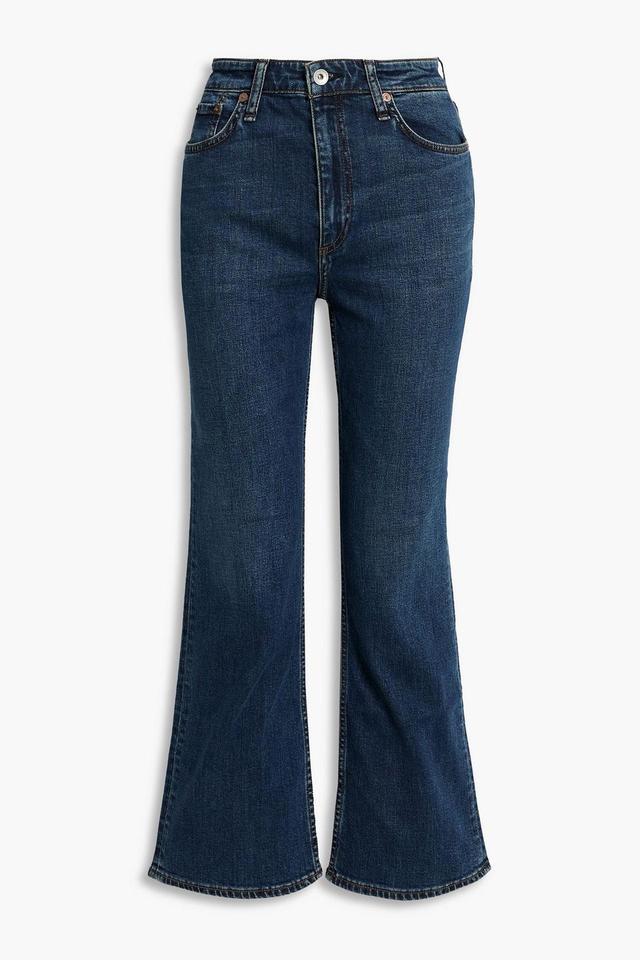 Casey High-rise Kick-flare Jeans In Blue Product Image