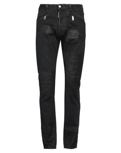 DSQUARED2 Man Jeans Black Size 36 Cotton, Elastane Product Image