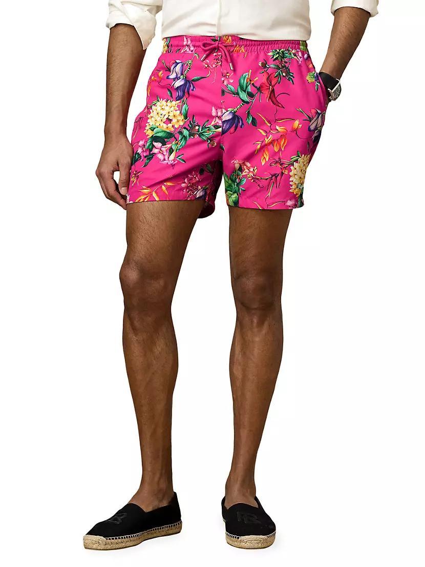 Amalfi Floral Swim Trunks Product Image