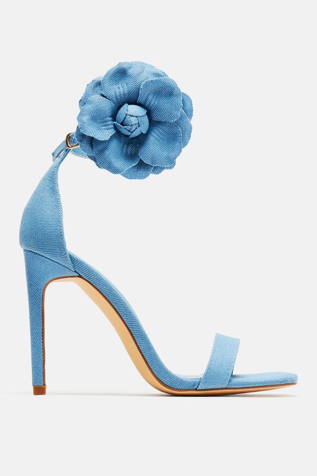 Feeling Sweet Heeled Sandals - Blue Product Image