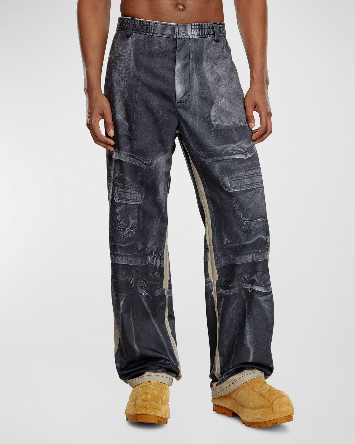 Men's P-Schulz Printed Jeans  Product Image