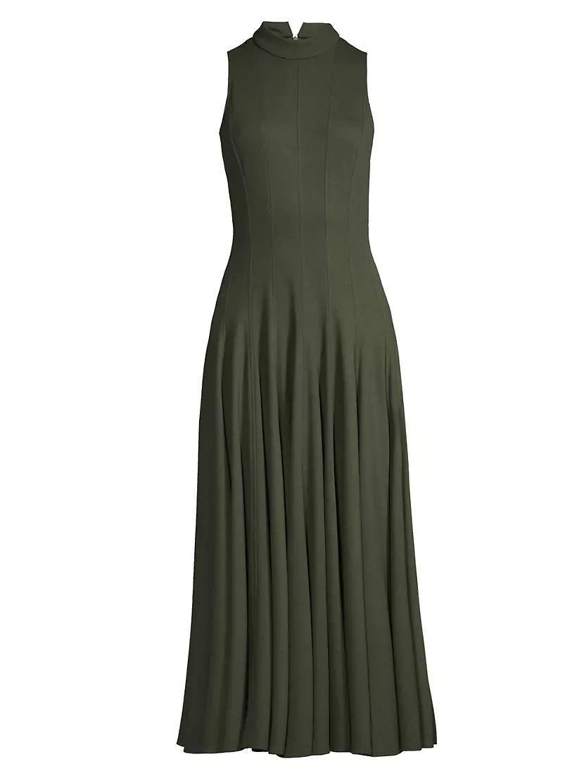 Sleeveless Ponte Midi-Dress Product Image