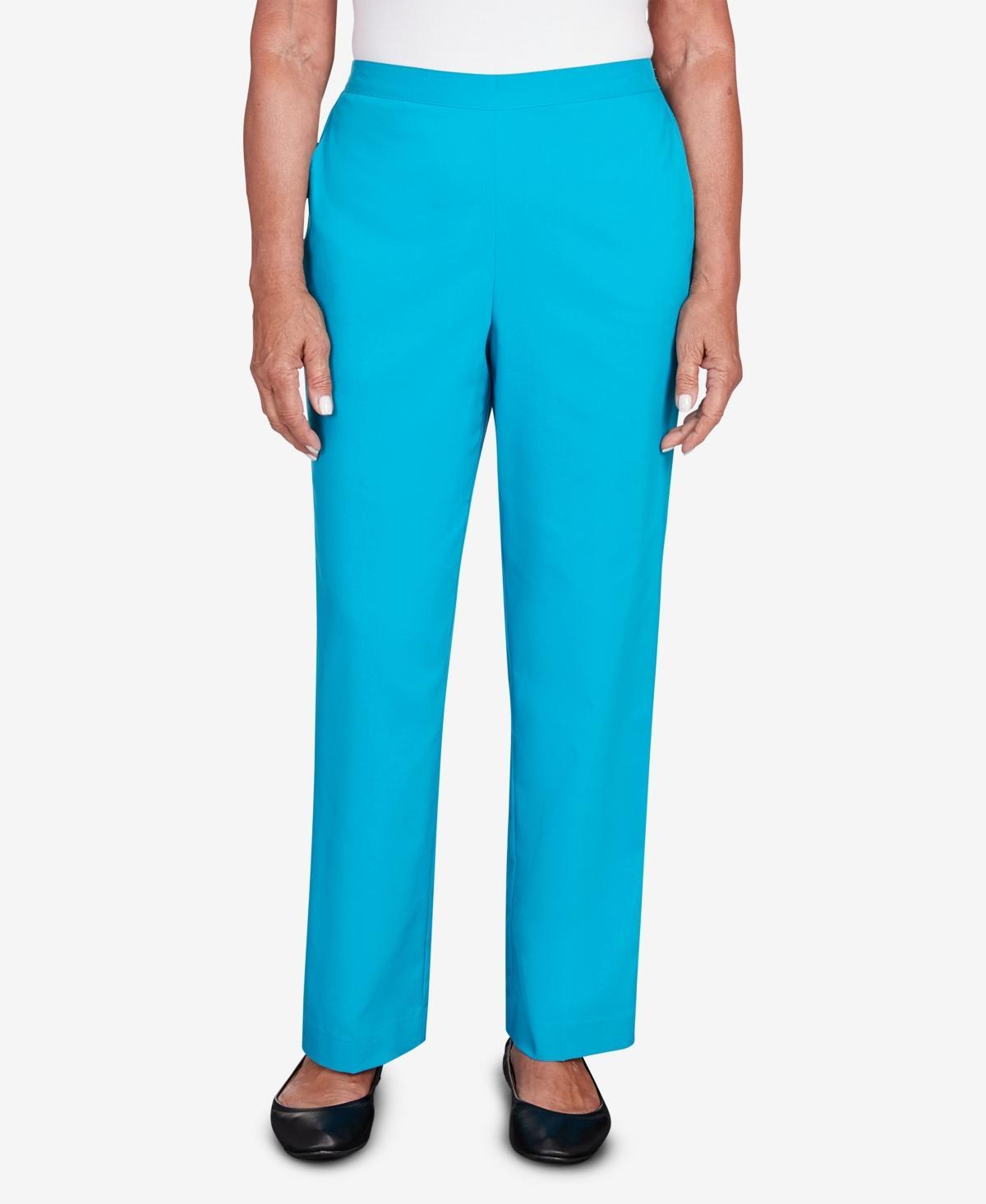 Alfred Dunner Womens Tradewinds Stretch Waist Average Length Pants Product Image