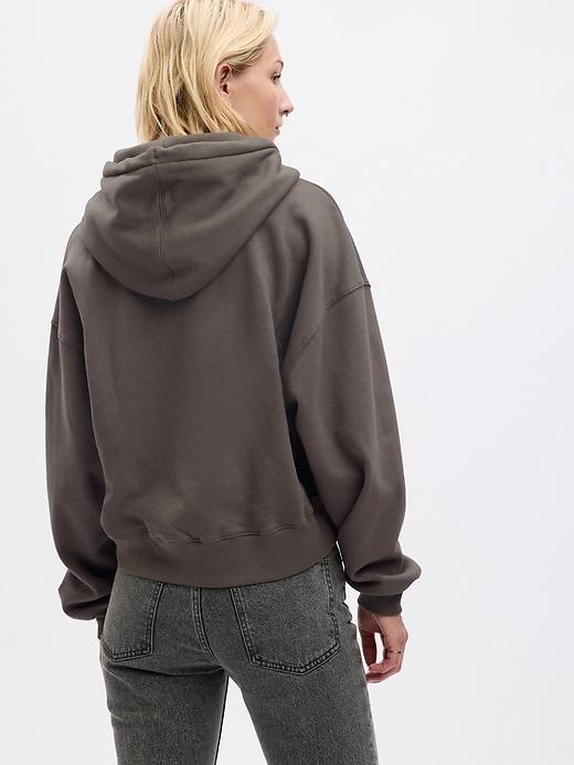 Vintage Soft Cropped Hoodie Product Image