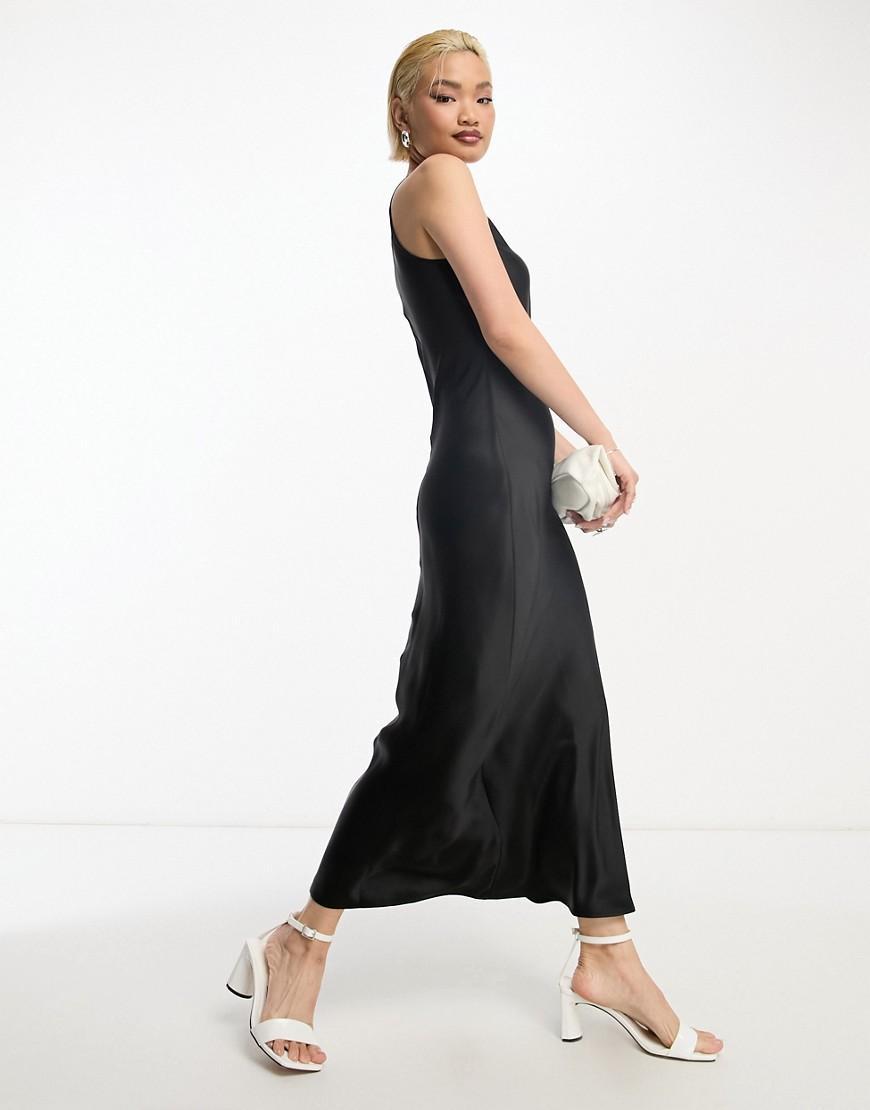 & Other Stories bias cut satin midi dress Product Image