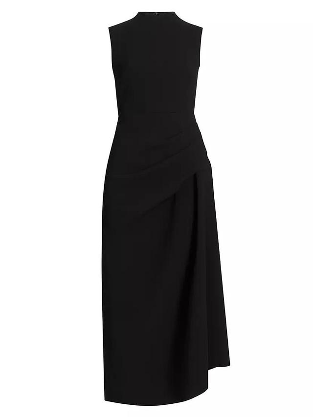 Kempsey Crepe Draped Maxi Dress Product Image