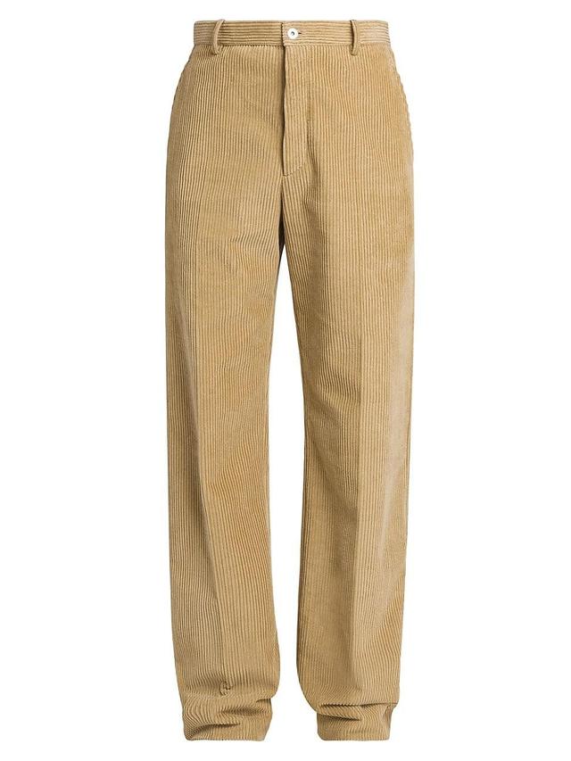 Mens Cotton Corduroy Trousers Product Image