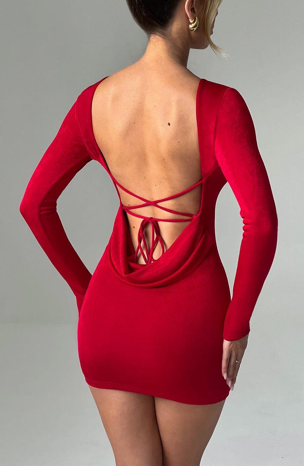 Una Mini Dress - Red Product Image