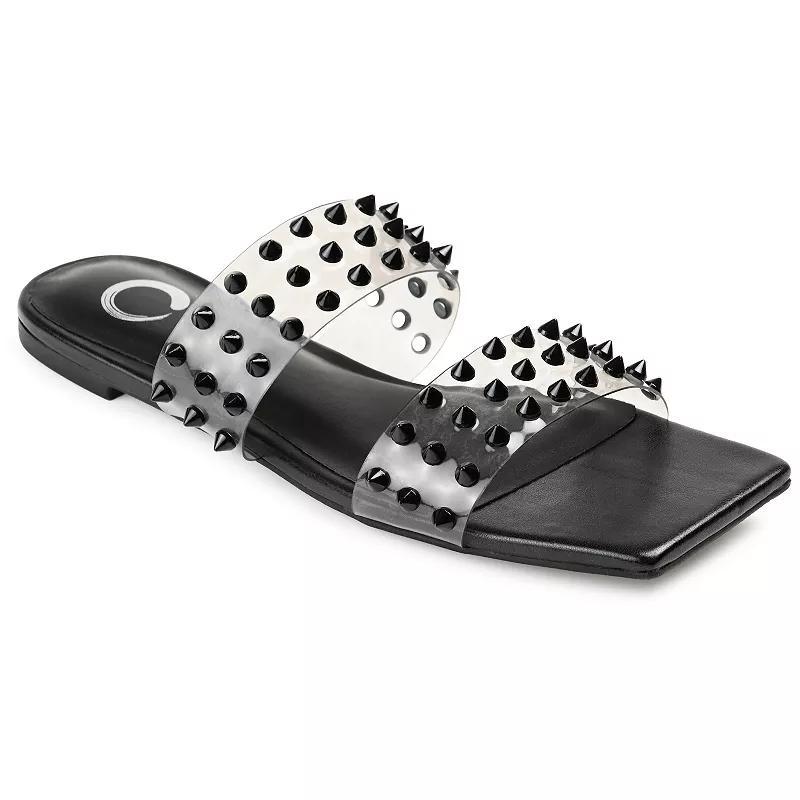 Journee Collection Womens Katari Lucite Sandals Womens Shoes Product Image