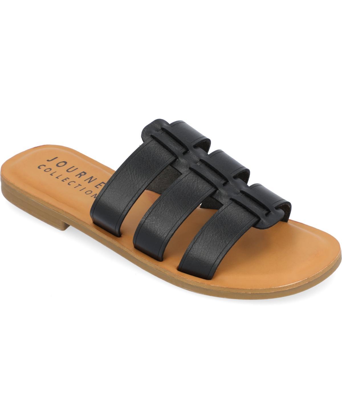 Journee Collection Womens Serrie Flat Sandals Product Image