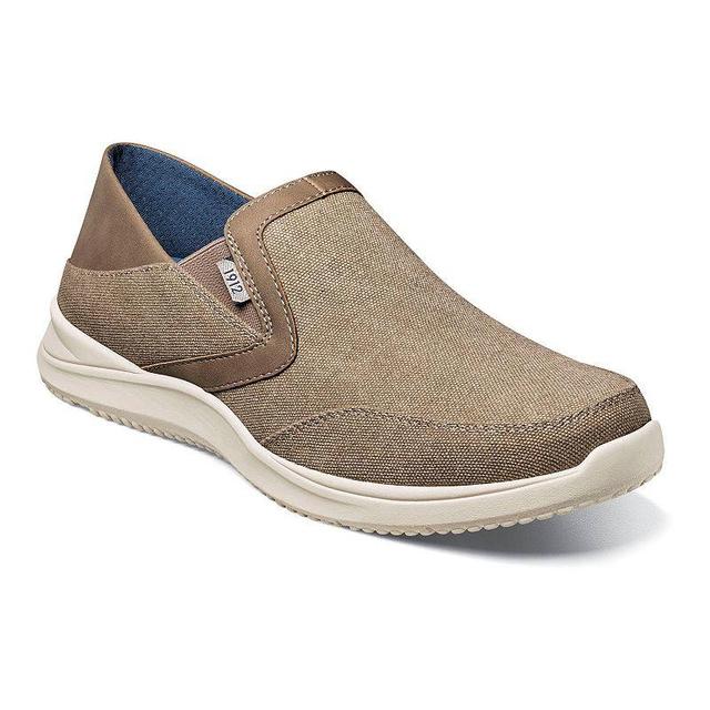 Nunn Bush Conway EZ Mens Slip On Shoes Grey Product Image