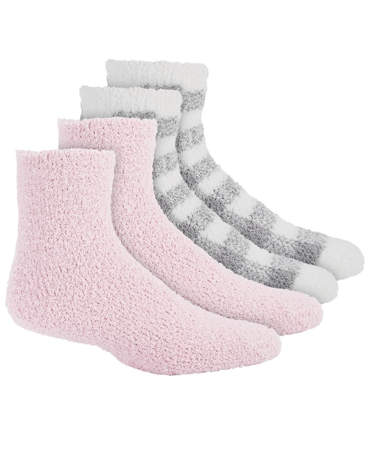 Charter Club Womens 2-Pk. Holiday Fuzzy Butter Socks, Created for Macys Product Image