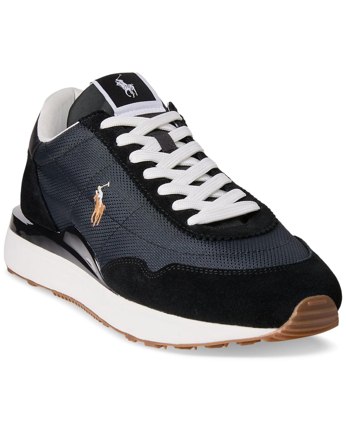 Polo Ralph Lauren Mens Train 89 Lace-Up Sneakers - DECKWASH WHITE Product Image