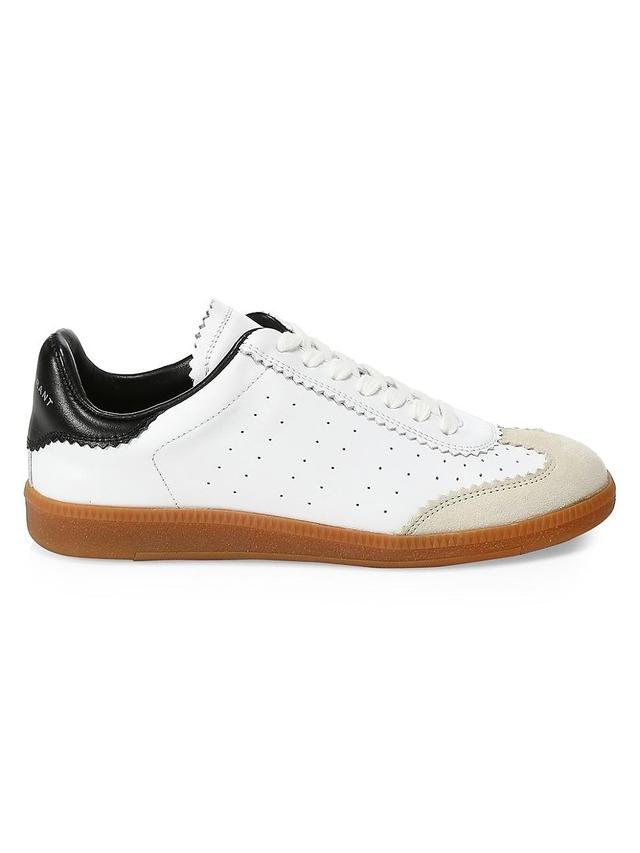 Womens Bryce Leather Sneakers Product Image