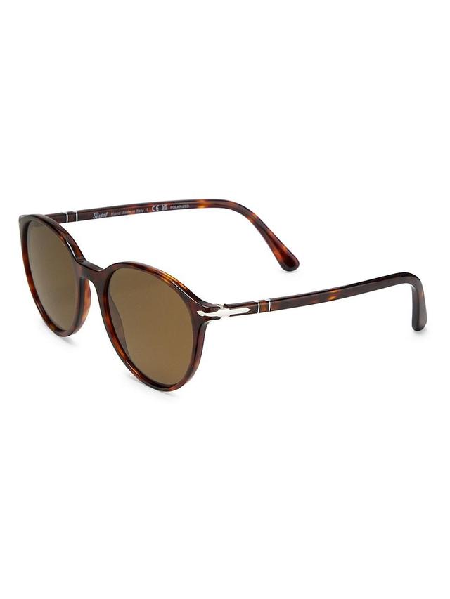 Mens 56MM Round Sunglasses Product Image