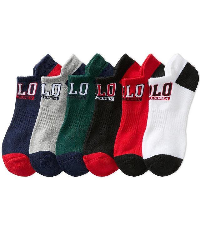 Polo Ralph Lauren Logo-Detailed Low-Cut Socks 6-Pack Product Image