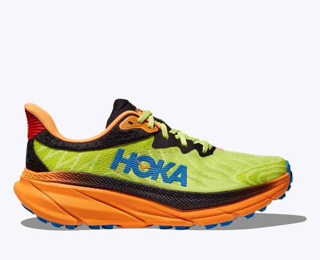 HOKA Mens Challenger 7 Shoes in Black/Lettuce, Size 11 Product Image