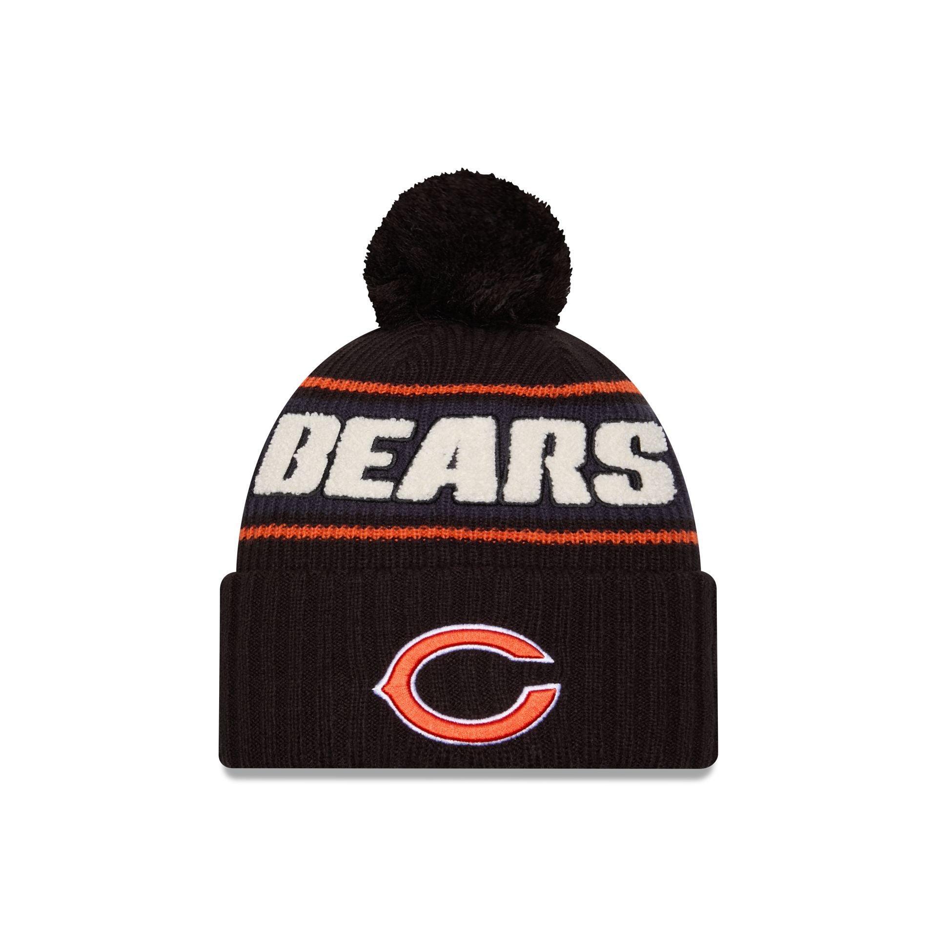 Chicago Bears 2024 Cold Weather Black Pom Knit Hat Male Product Image