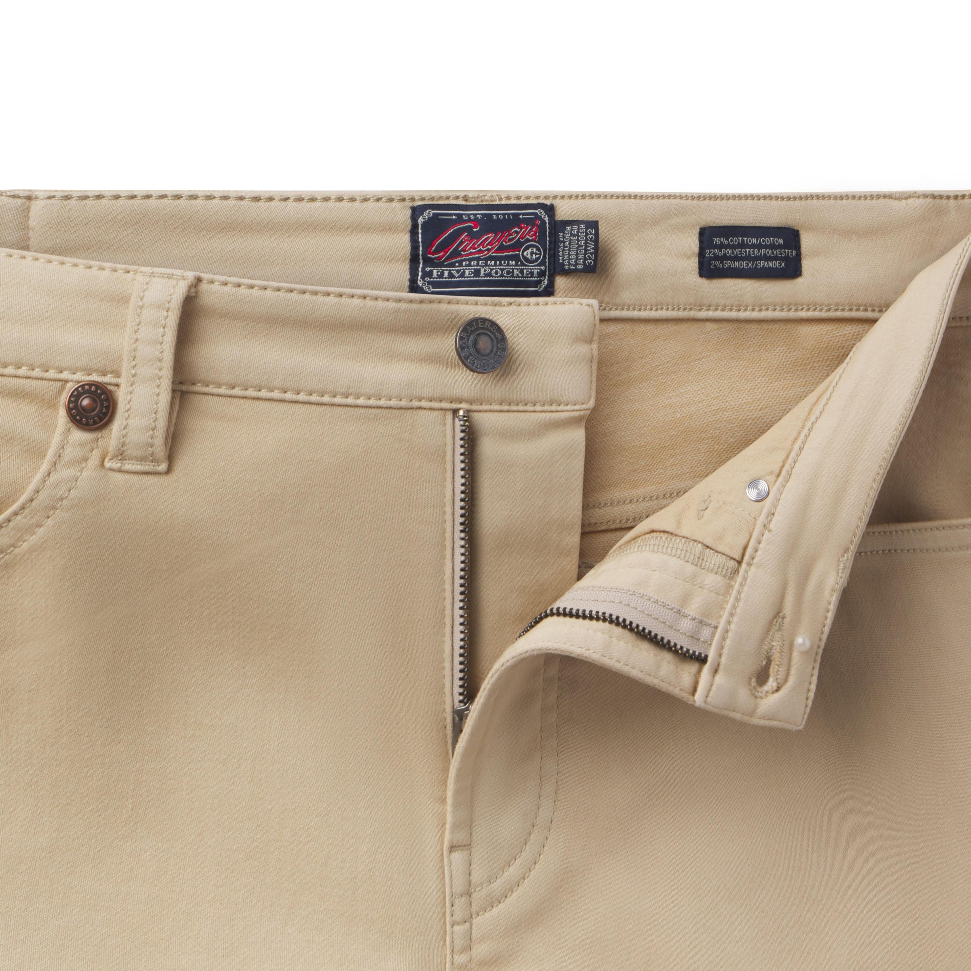 Hybrid Stretch 5 Pocket - Pebble Product Image