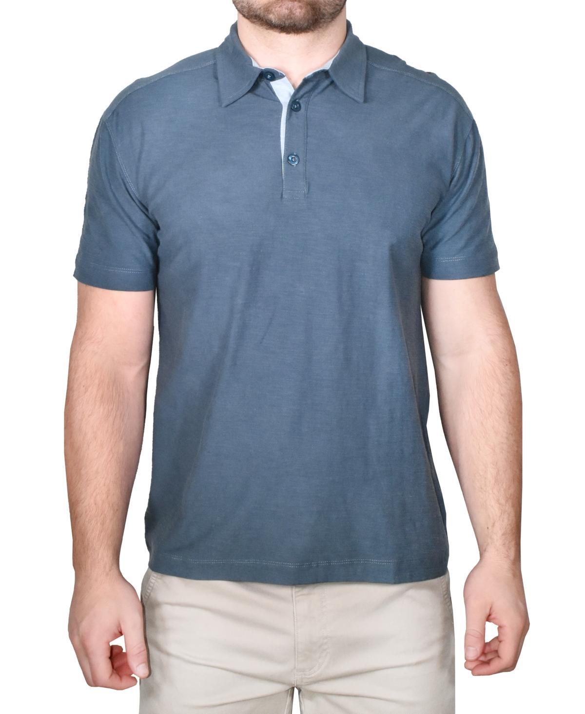 Vintage 1946 Mens Garment-Dyed Slub Knit Polo Product Image