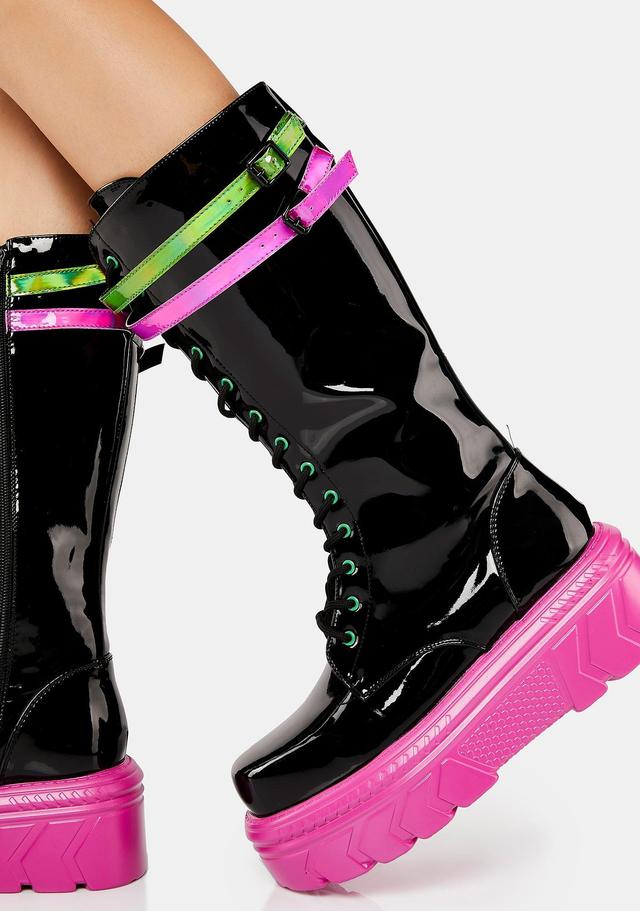 Electric Tomorrow Stomper Rave Boots Male Product Image