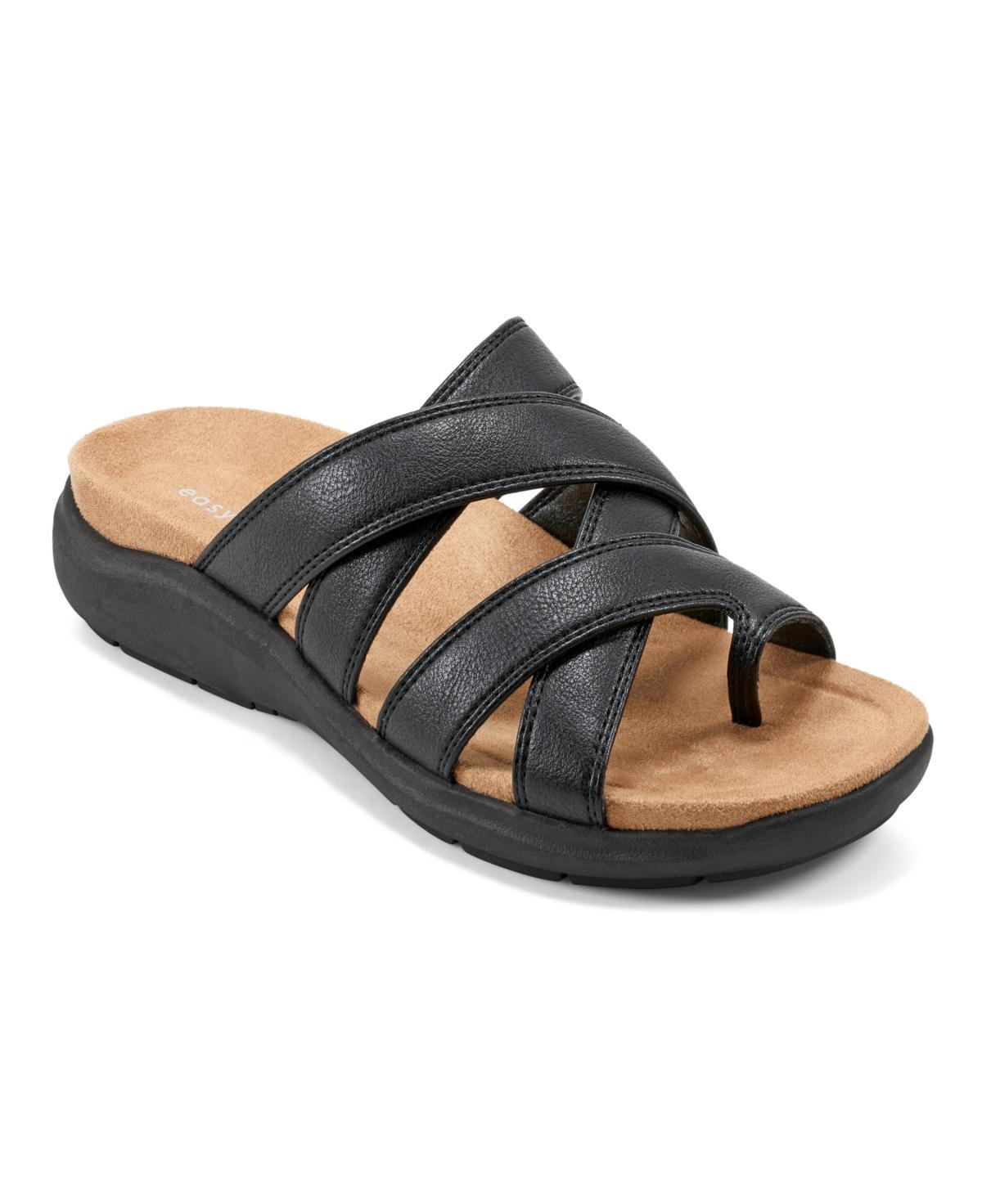 Easy Spirit Womens Westly Strappy Casual Flat Sandals Product Image