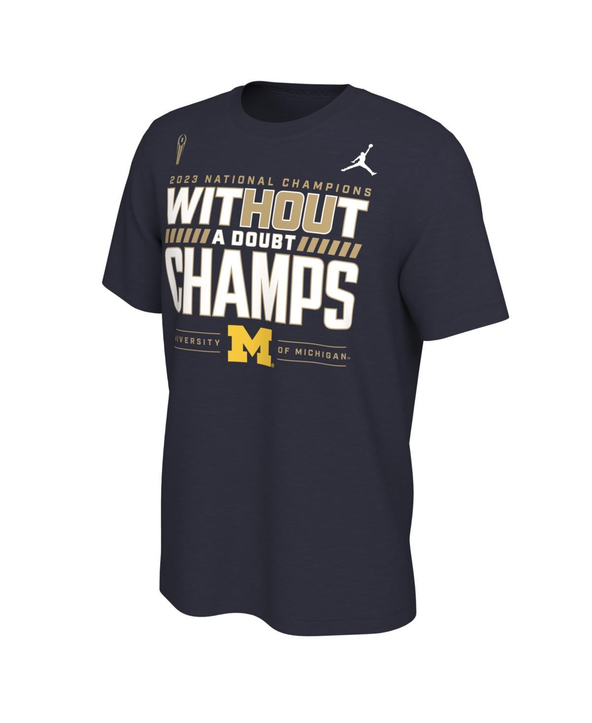 Mens Navy Michigan Wolverines College Football Playoff 2023 National Champions Locker Room T-shirt Product Image