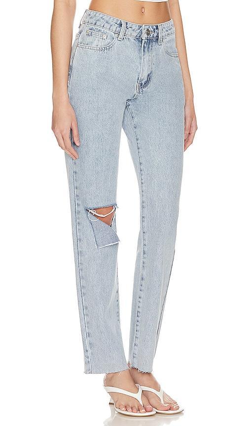 superdown Dylan Distressed Denim Jean in Blue. - size 26 (also in 25, 27) Product Image