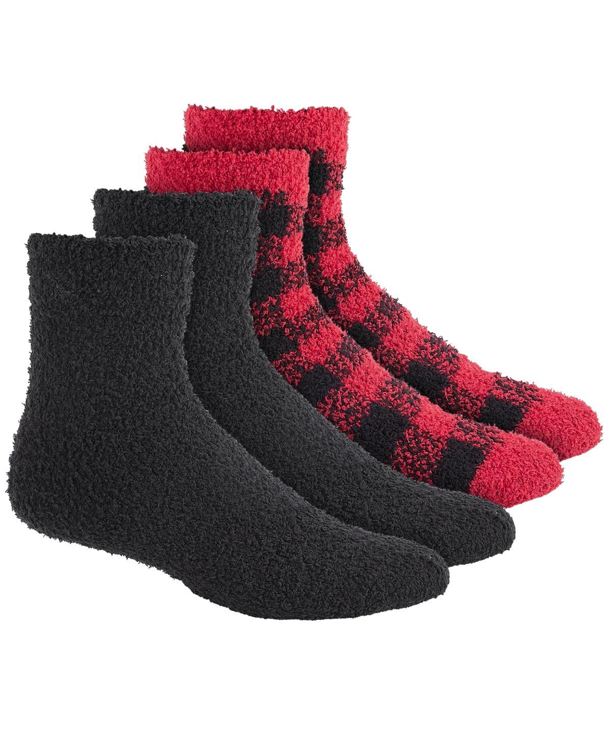 Charter Club Womens 2-Pk. Holiday Fuzzy Butter Socks, Created for Macys Product Image