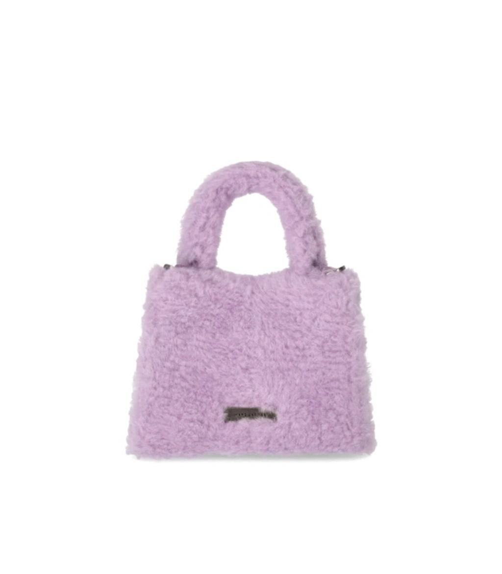 The Mini Top Handle Bag In Purple Product Image