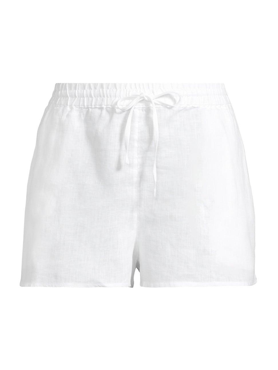 Womens Rio Drawstring Linen Shorts Product Image