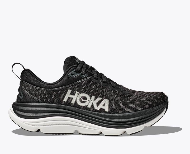 HOKA Womens Gaviota 5 Shoes in Sea Ice/Pink Twilight, Size 8 W Product Image