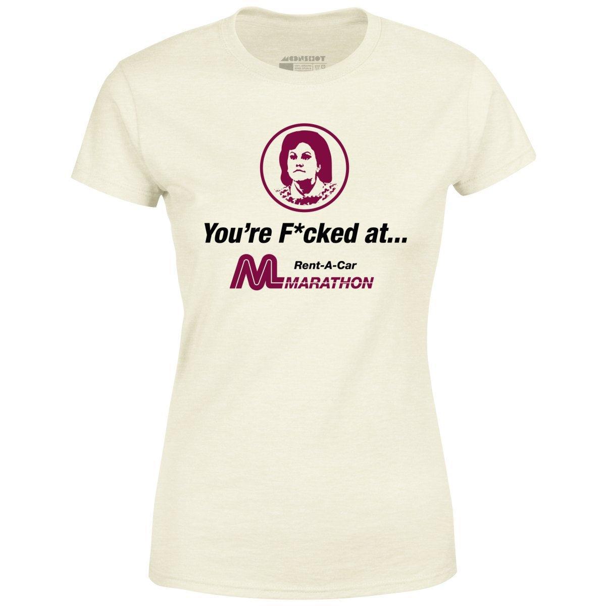 Marathon Car Rental - Planes, Trains and Automobiles - Women's T-Shirt Female Product Image