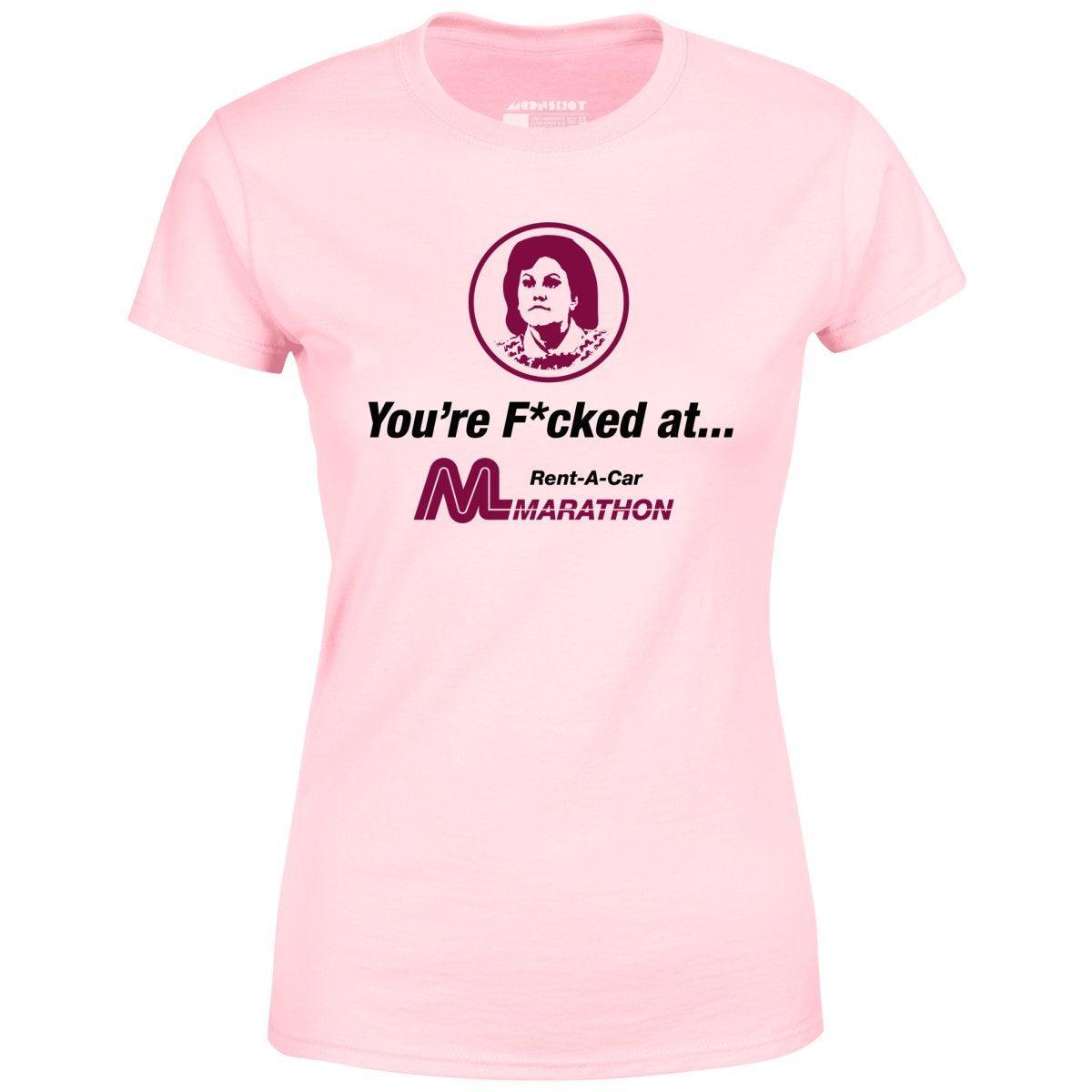 Marathon Car Rental - Planes, Trains and Automobiles - Women's T-Shirt Female Product Image