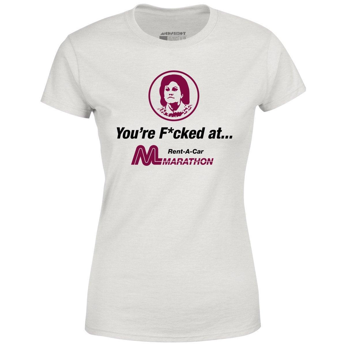 Marathon Car Rental - Planes, Trains and Automobiles - Women's T-Shirt Female Product Image