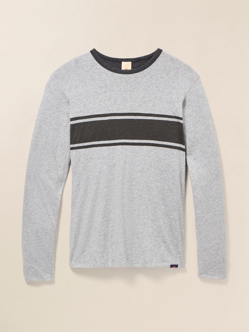 Long-Sleeve Cloud Reversible Crew - Charcoal Heather Product Image