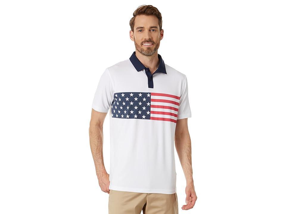 PUMA Golf Volition Stars Bars Polo (Bright /Navy Blazer) Men's Clothing Product Image