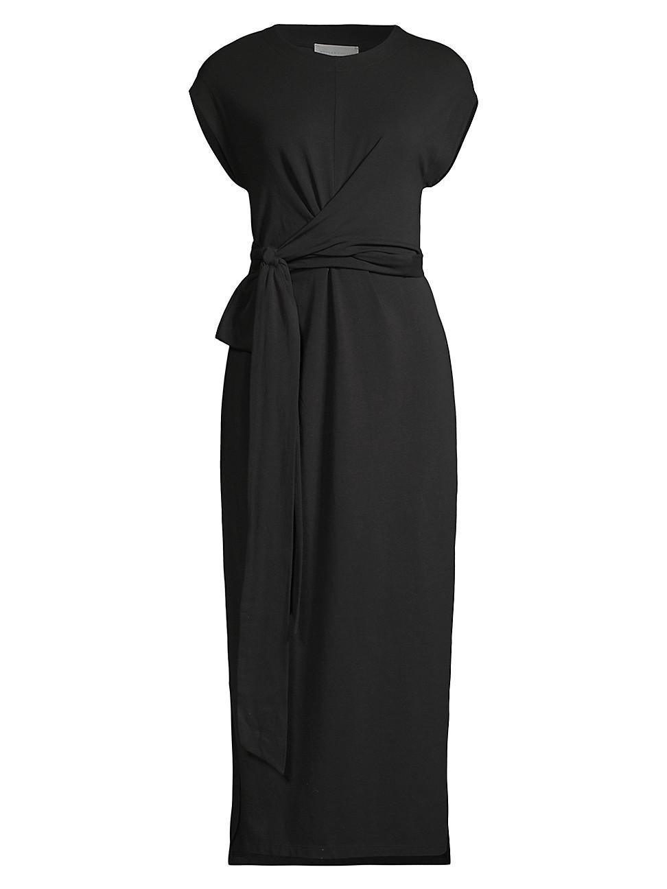 Womens Fei Tie-Front Midi-Dress Product Image