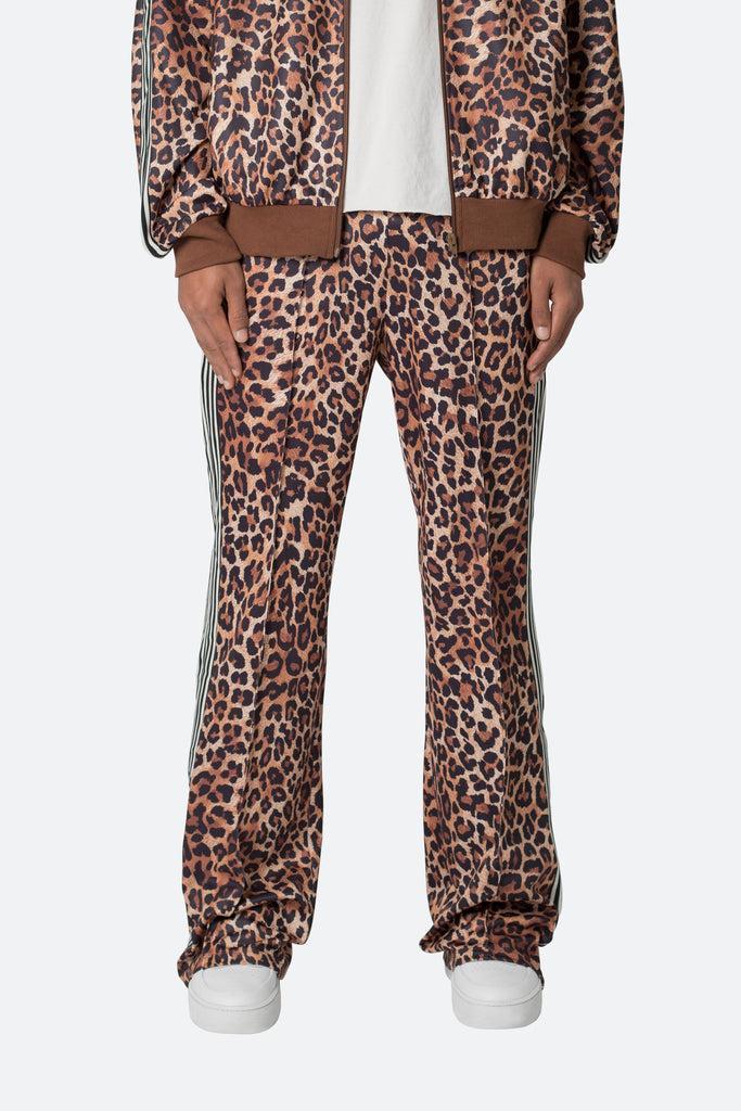 Leopard Track Pants - Leopard Print Product Image