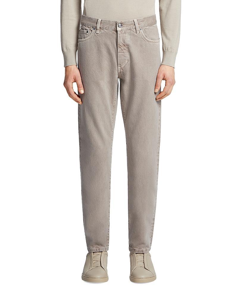 ZEGNA Stonewash City Fit Jeans Product Image