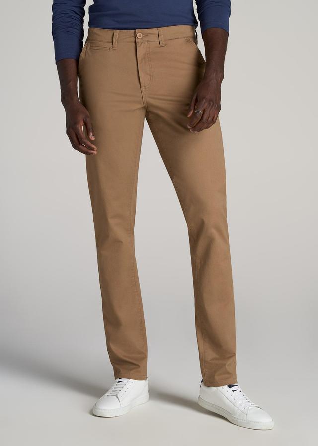 Carman TAPERED Chinos in Russet Brown - Pants for Tall Men Male Product Image